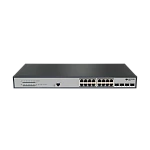 Управляемый PoE коммутатор уровня 2 BDCOM S2500-16P4S, 16x 10/100/1000Base-T PoE 802.3af/at до 240W, 4x 100/1000Base-X (SFP), 220V AC