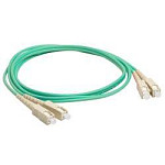 Патч-корд оптический LANMASTER, дуплексный, SC/PC-SC/PC, OM3, LSZH