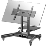 Мобильная стойка для ТВ ONKRON 32"-70", макс 40.5 кг, наклонная, чёрная TS1350