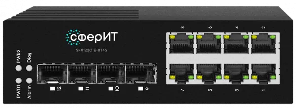 Коммутатор СферИТ SFX1220IE-8T4S