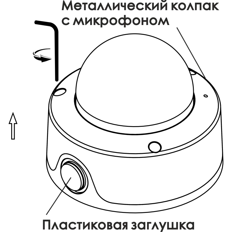 Проектная IP камера OMNY M14E 2812 купольная OMNY PRO серии Мира. 4Мп/25кс, H.265, управл. IR, моториз.объектив 2.8-12мм, PoE/12В, EasyMic