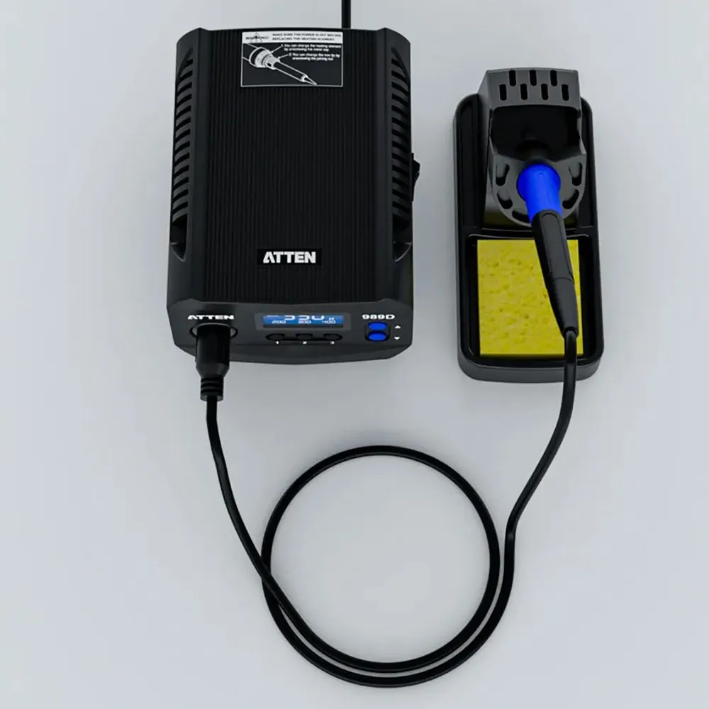 Паяльная станция цифровая Atten AT-989D 230В, 65Вт, 80-480°C