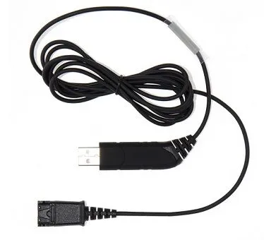 JPL-BL-05NB - шнур-переходник на USB 2.0 с разъемом QD для подключения гарнитур к ПК (USB-A)