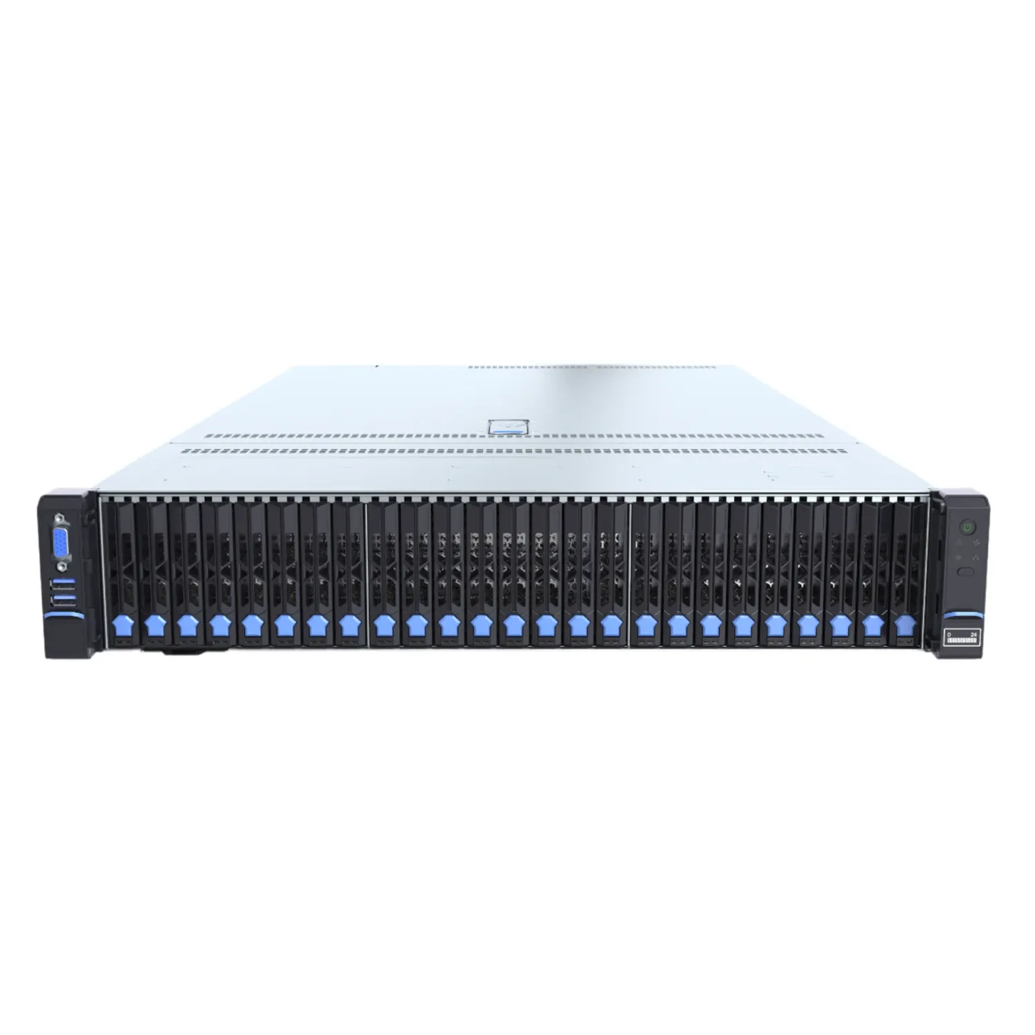 Серверная платформа SNR-SR2425LS-NV, 2U, Scalable Gen4,5, DDR5, 24xHDD, резервируемый БП