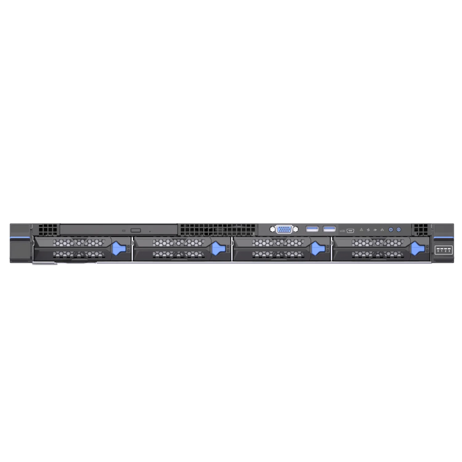 Серверная платформа SNR-SR1304LS, 1U, Scalable Gen3, DDR4, 4xHDD, резервируемый БП