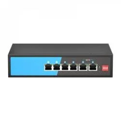 Неуправляемый PoE коммутатор Scodeno S200-6TP-AC 6x10/100 Base-T
