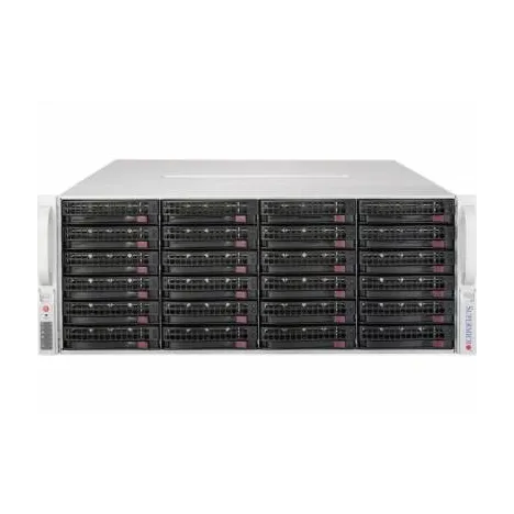 Платформа Supermicro 4U SSG-5048R-E1CR36L, Один процессор E5-2600v3/v4, Intel C612, DDR4, 36x3.5"HDD, 2x2,5"HDD, SAS3 via LSI 3008 (режим IR)