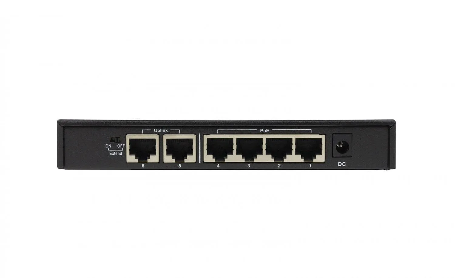 Origo OS1206P/60W неуправляемый PoE-коммутатор 4x100Base-TX PoE+, 2x100Base-TX, PoE-бюджет 60 Вт