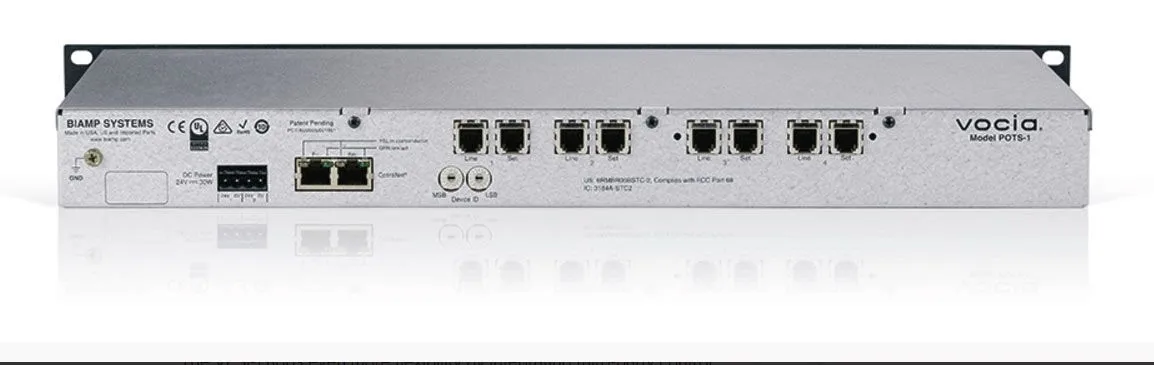Аудиопроцессор BIAMP VOCIAPOTS-1-2