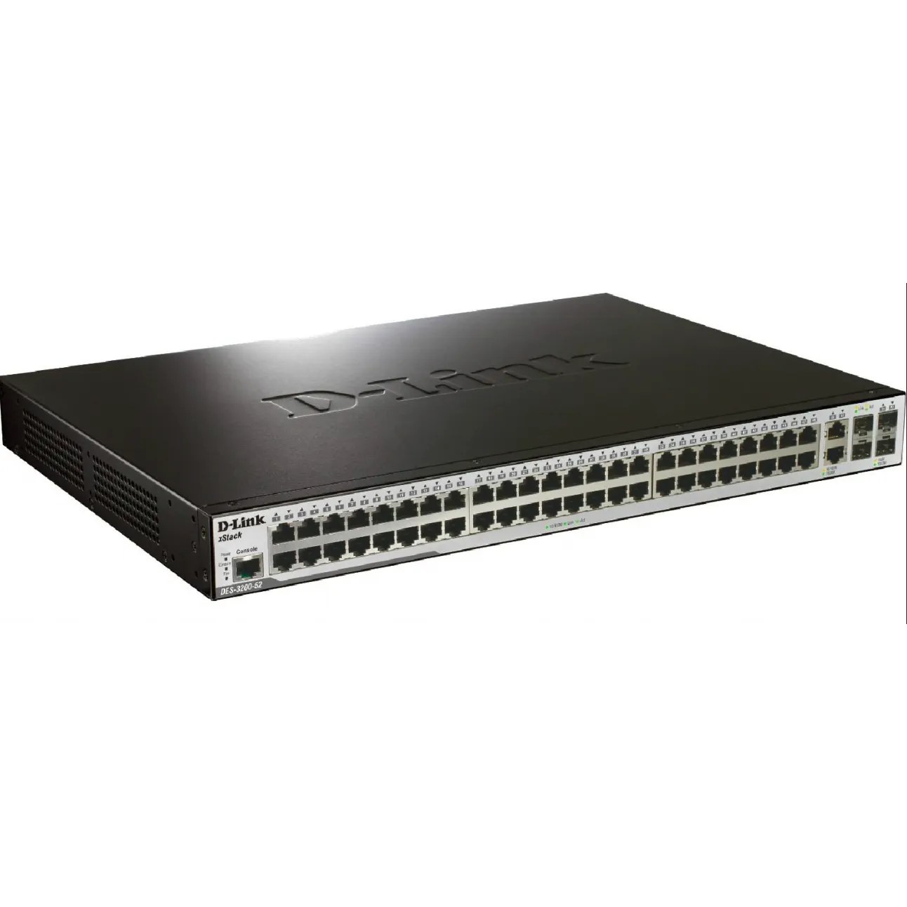 Коммутатор D-Link DES-3200-52 Б/У с одним неработающим портом