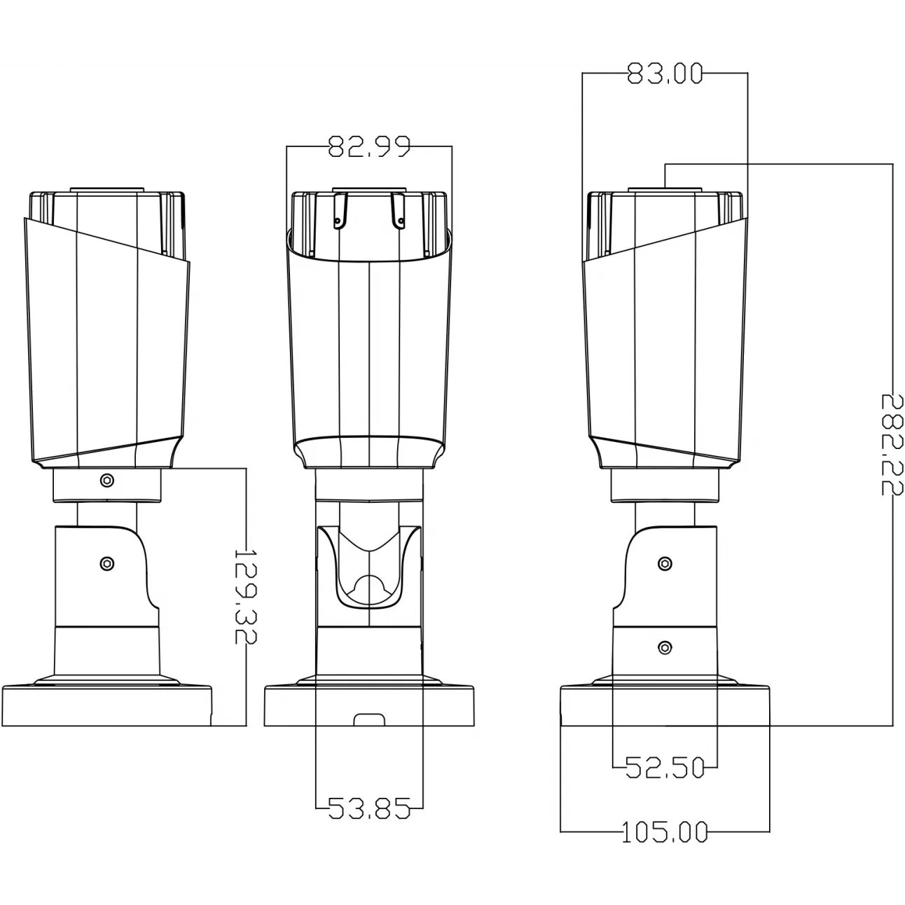 IP камера видеонаблюдения OMNY серия  BASE ViBe2 Starlight уличная 2Мп, мотор. объектив 2.8-12мм, 12В/PoE, ИК до 50м, EasyMic