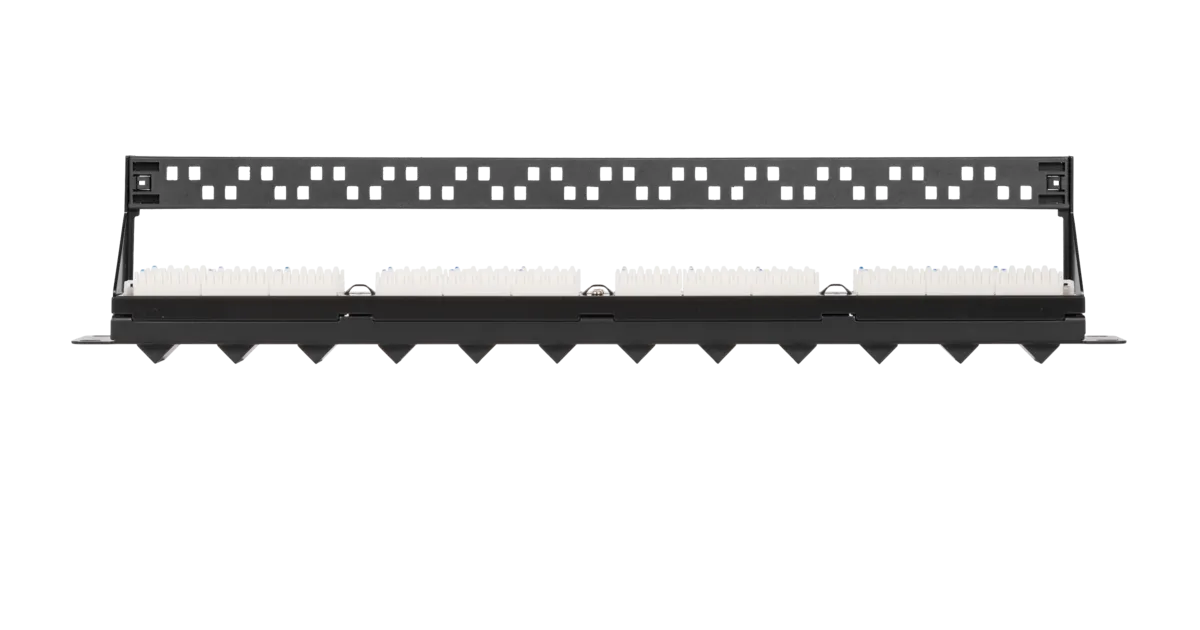 Коммутационная панель NIKOMAX 19" NMC-RP24UE2-AN-1U-BK, 1U