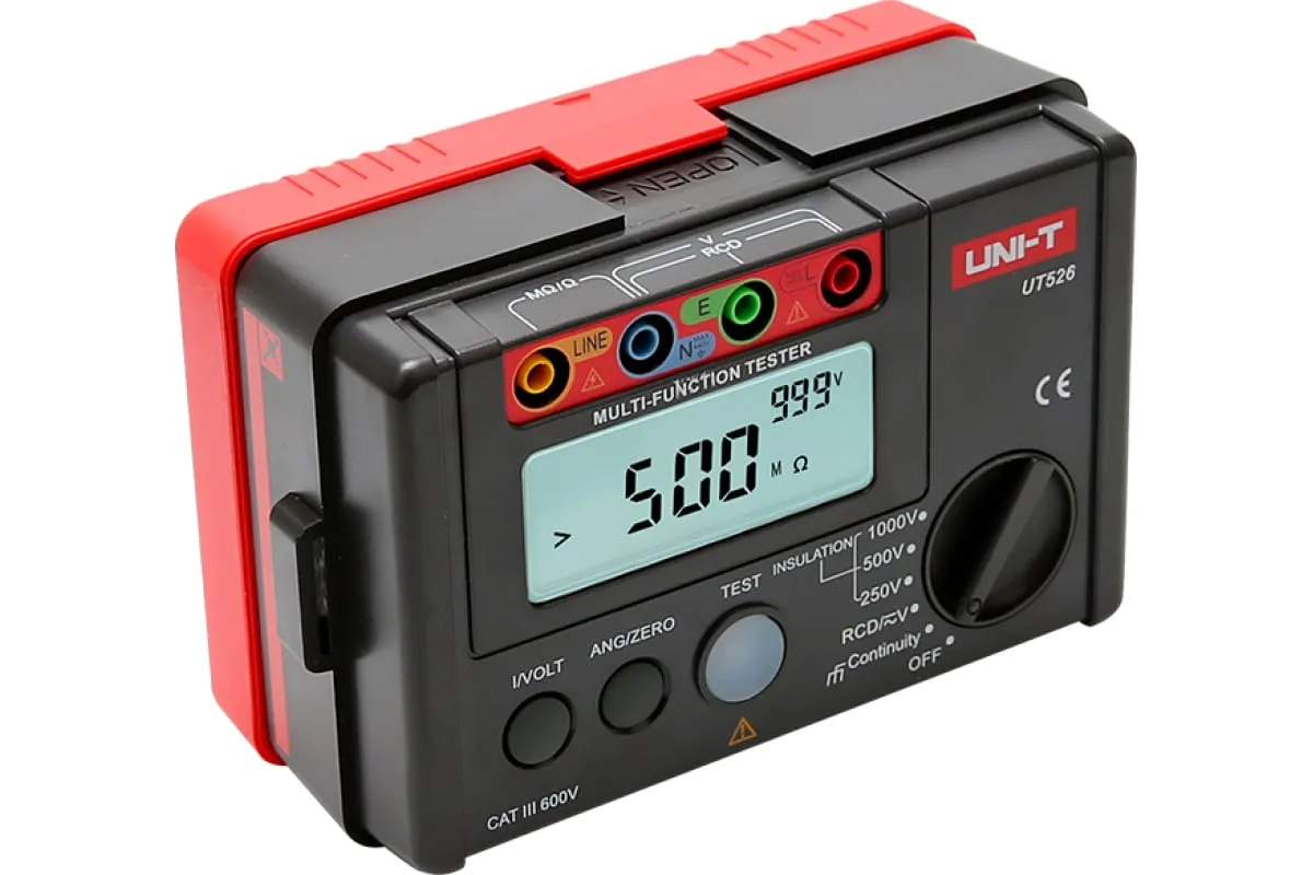 Измеритель сопротивления заземления UNI-T UT526 до 500МОм