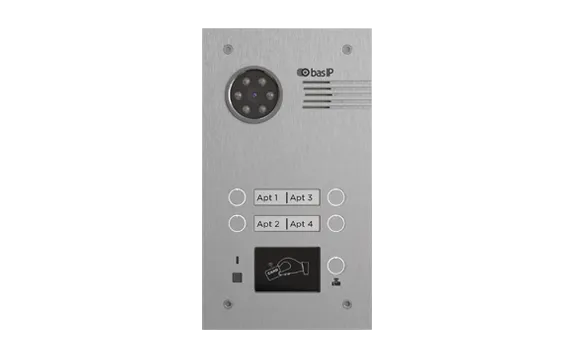 IP вызывная панель BAS-IP BA-04MD SILVER