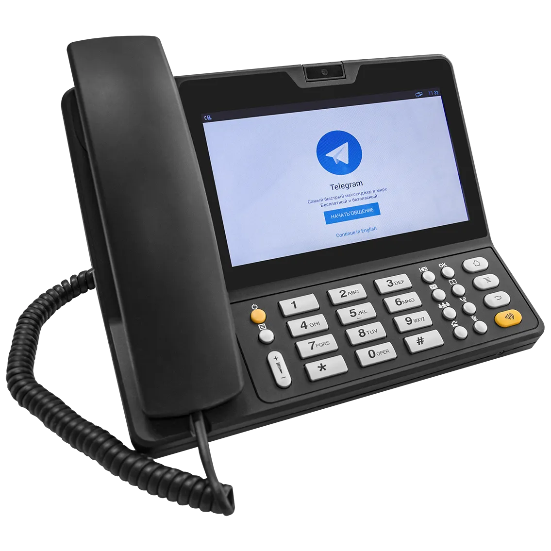 IP-телефон SNR-VP-80, поддержка PoE