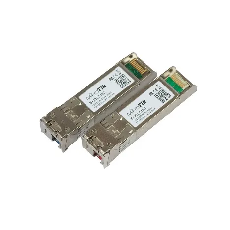 Комплект оптических модулей Mikrotik SFP+, 10G, дальность до 10км, LC UPC