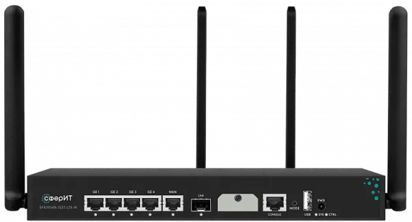 Маршрутизатор СферИТ WAN SFX1904R-1S5T-LTE-W