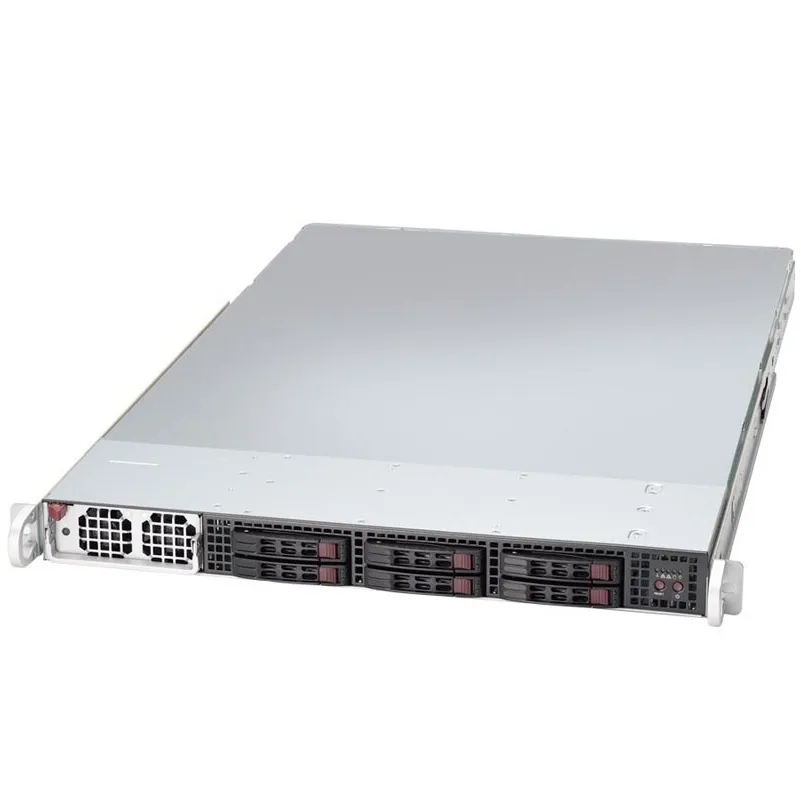 Платформа Supermicro 1U SYS-1019GP-TT, 1 процессор Intel Scalable, DDR4, 6x2,5" HDD SAS/SATA, 2x10Gbase-T, до двух графических ускорителей