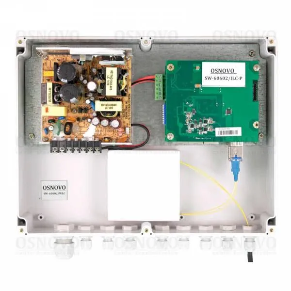 Уличный управляемый PoE коммутатор OSNOVO SW-60602/WLC, 8 портов
