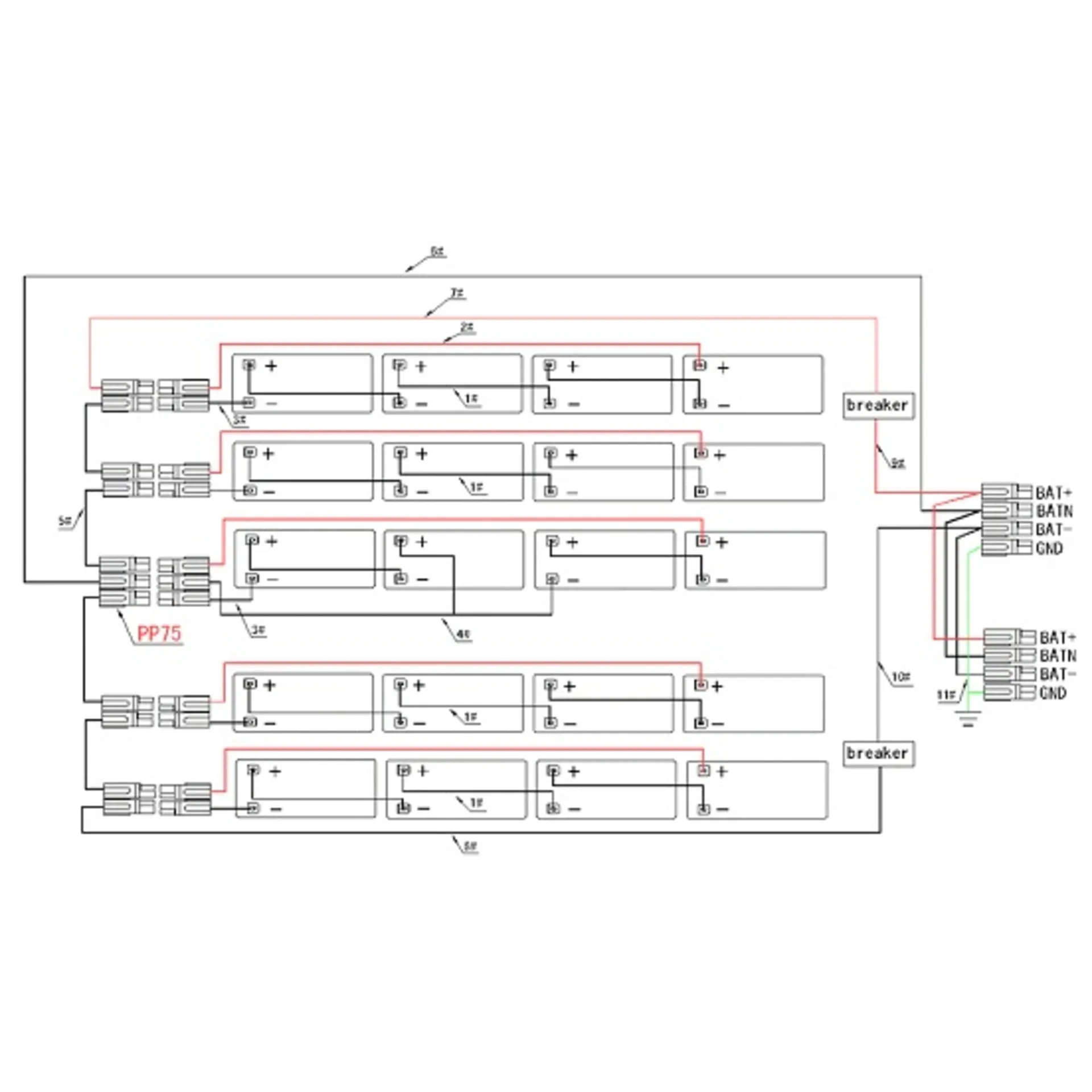 Блок батарей SNR-UPS-BCRT-610-MPLV2  для ИБП 6/10kVA