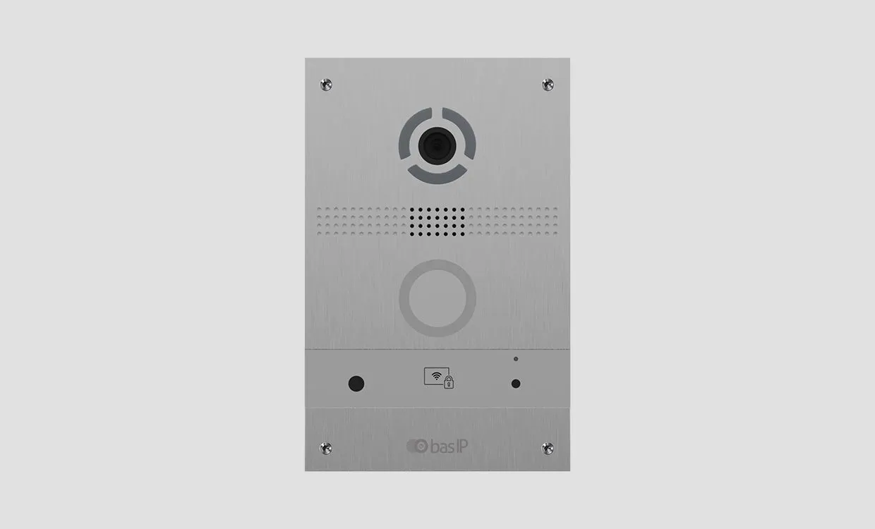 IP вызывная панель BAS-IP AV-08FB SILVER / BLACK
