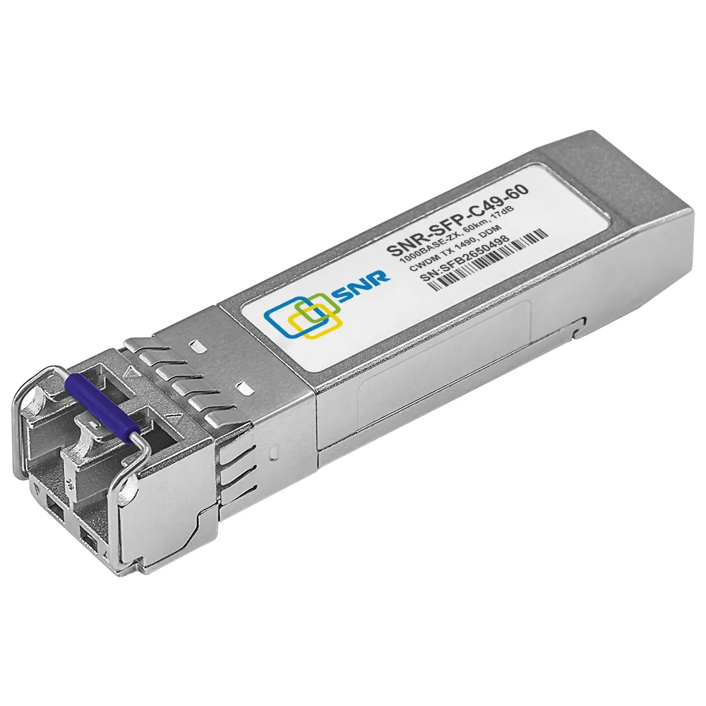Модуль SFP CWDM оптический, дальность до 60км (17dB), 1490нм