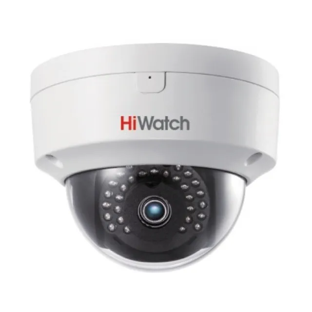 Внутренняя купольная IP-камера DS-I452S (2.8mm), 4Мп, 2.8мм, ИК до 30м, DWDR, microSD до 128Гб, DC12В/PoE, IK10, встр. микр. и динамик