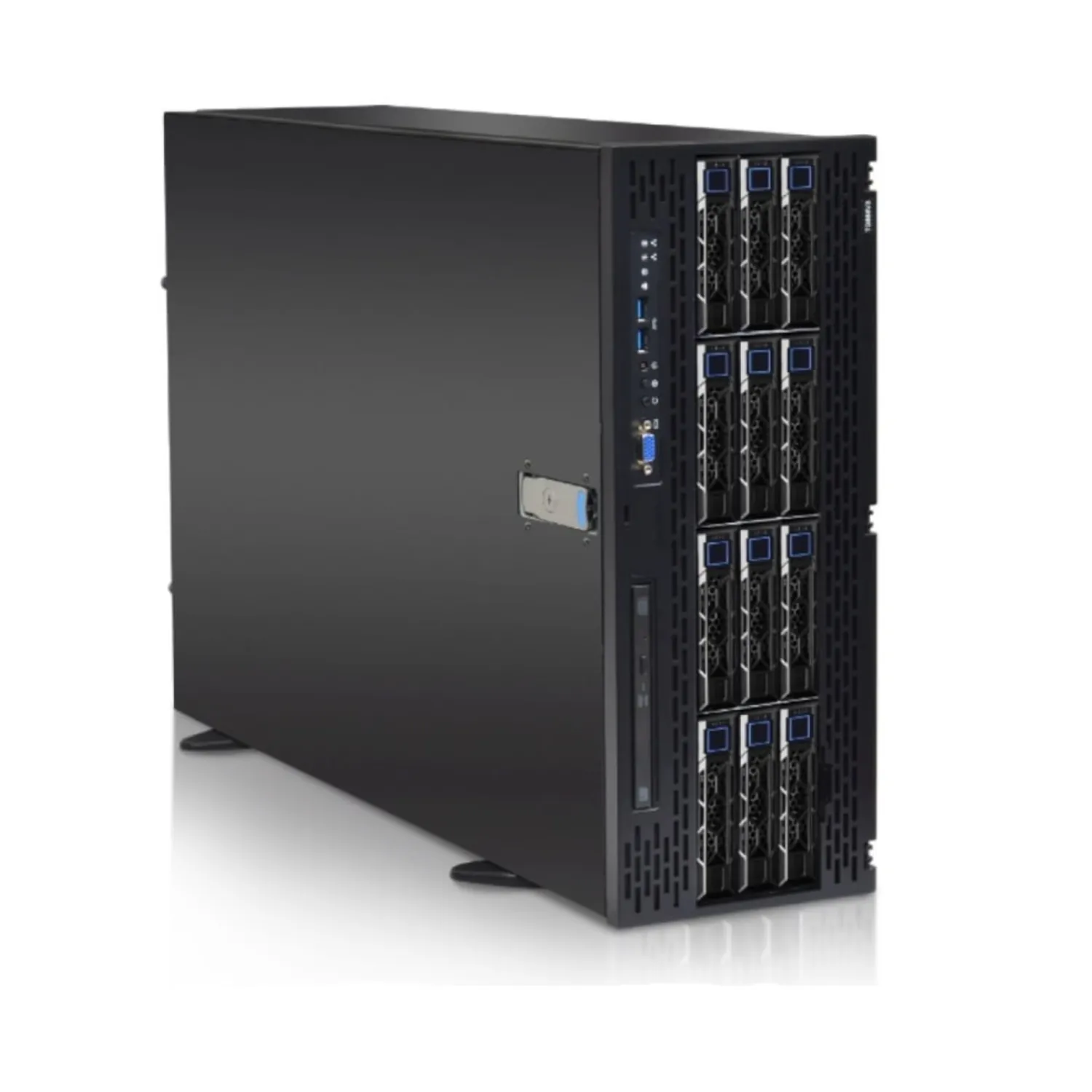 Серверная платформа SNR-STR4404LSG, 4U Tower, Scalable Gen4,5, DDR5, 12xHDD, 4GPU, резервируемый БП