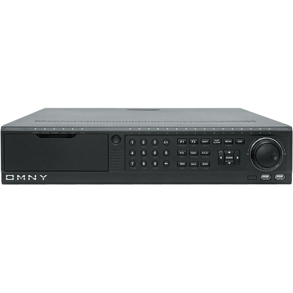 IP Видеорегистратор сетевой OMNY PRO 80 каналов, вх/исх битрейт 400/200Mbits, 8xHDD до 10Тб, 2xHDMI/VGA, RAID (0,1,5,10), трев вх/вых  16/4 (уценка)