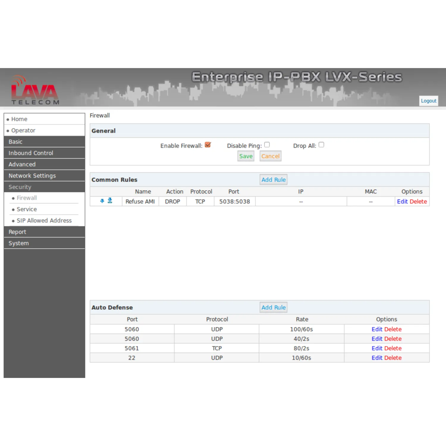 IP АТС  LAVoice-100, базовый блок