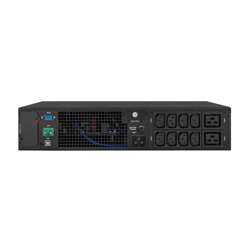 ИБП DNH Electric DR1102S, 2 кВА/2 кВт, онлайн, 1:1ф, Rack Tower, АКБ 6х9Ач, 8 x IEC-320 C13 + 2 x IEC-320 C19