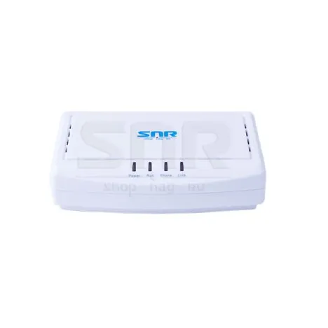 Шлюз VoIP SNR, 1 FXS, 1 PSTN-Passthrough, 2 RJ45, 1 SIP аккаунт