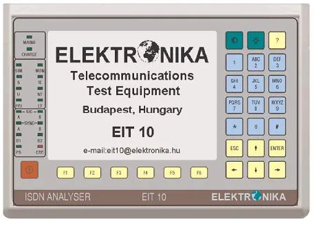 Elektronika EIT 10 - анализатор ISDN