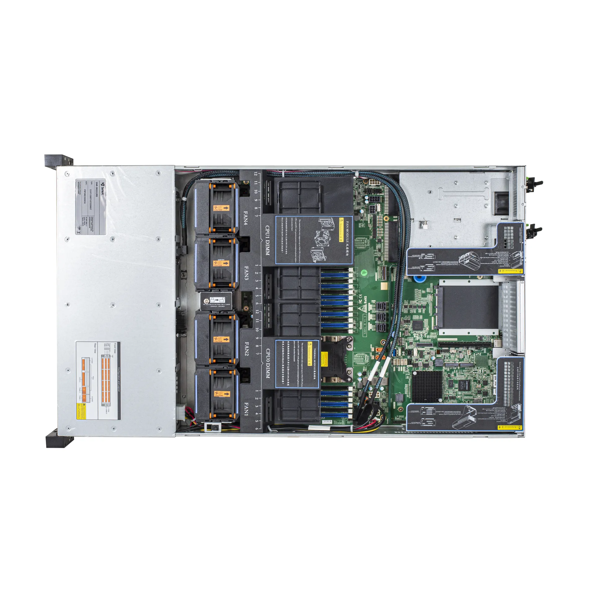 Серверная платформа SNR-SR2212RS, 2U, Scalable, DDR4, 12xHDD, резервируемый БП