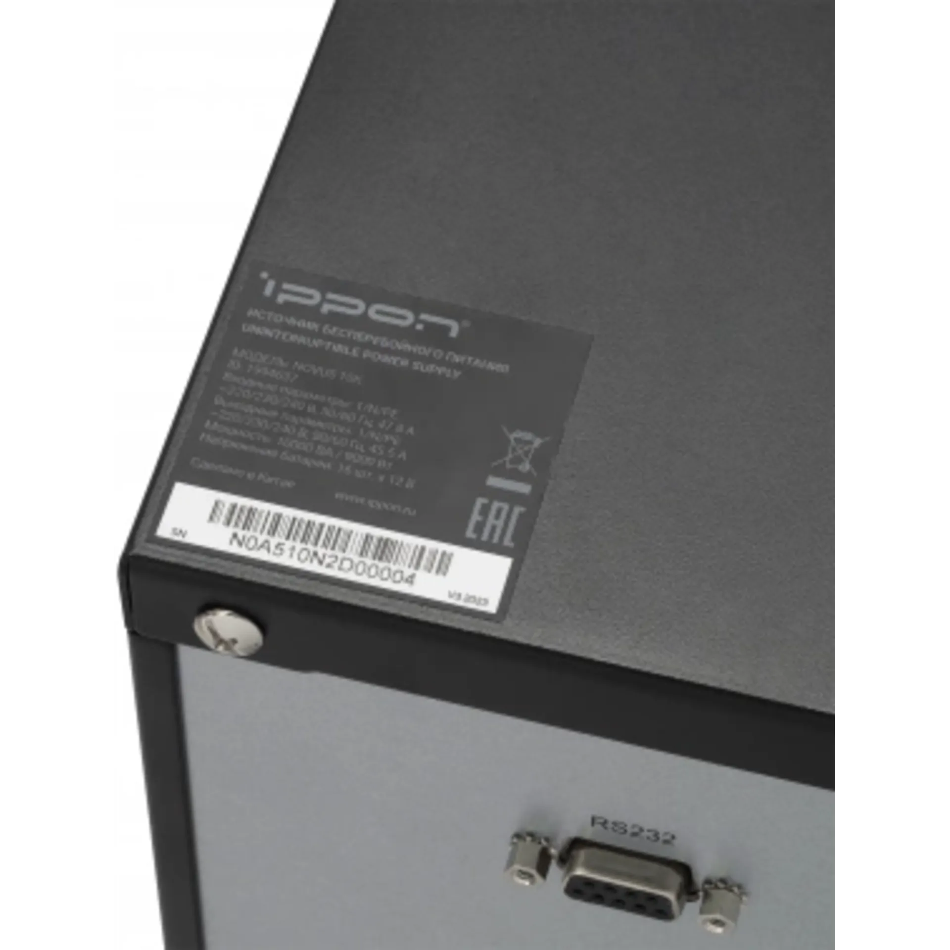 Источник бесперебойного питания Ippon Novus 10K 9000Вт 10000ВА черный