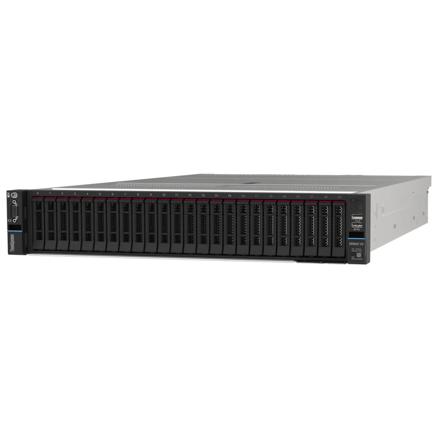 Сервер Lenovo ThinkSystem SR650 V3, 2U, 24x2.5, Rails