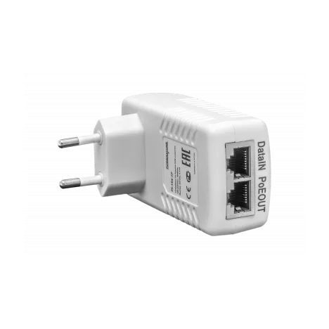 PoE инжектор неуправляемый PI-154-1P, 1x10/100BASE-TX 50В PoE passive, PoE бюджет 15.4Вт