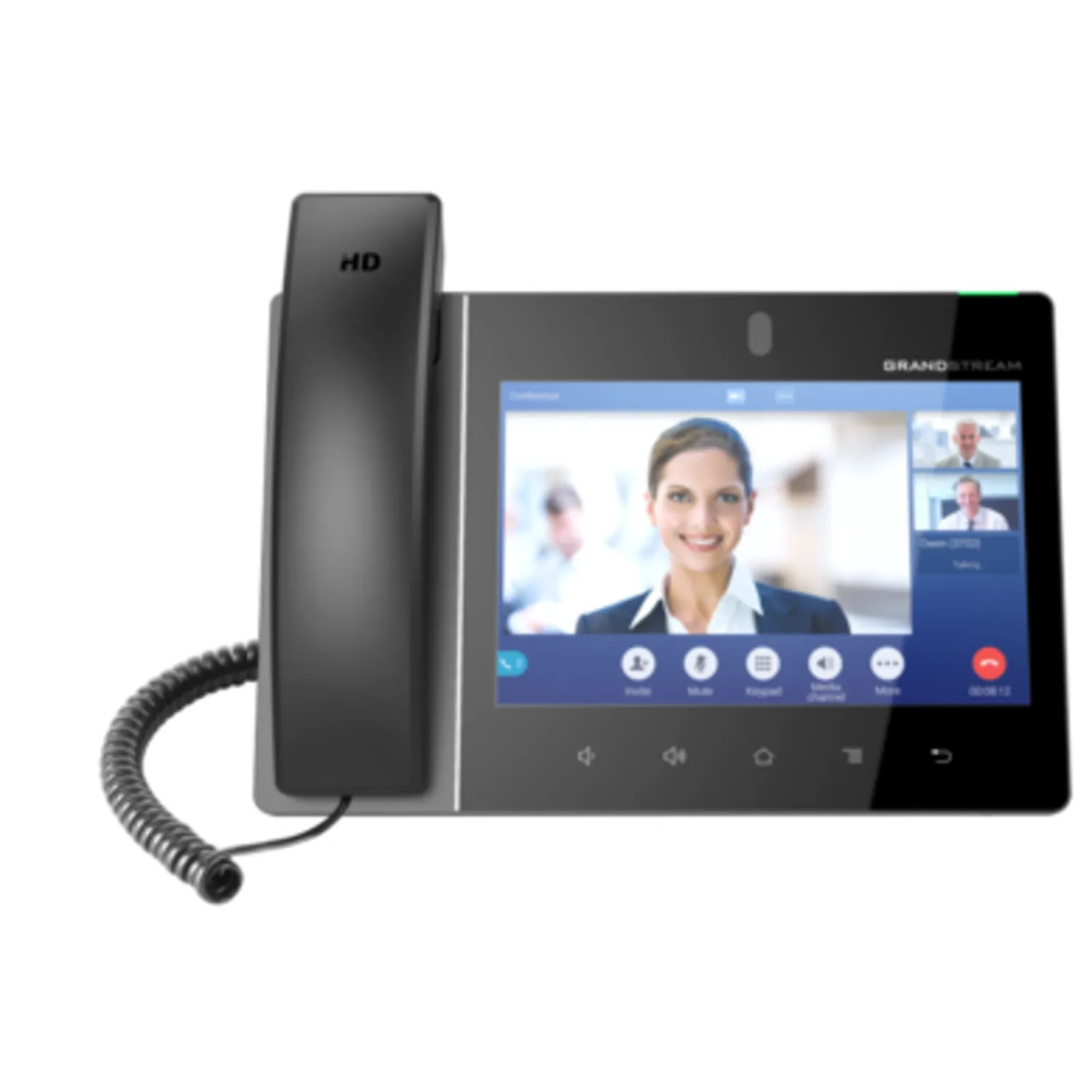 Grandstream GXV3380 - IP видеотелефон. 16 SIP аккаунтов, 16 линий, 8" (1280×800) мультитач экран, PoE, (1GbE)Gigabit Ethernet, Wi-Fi, Bluetooth