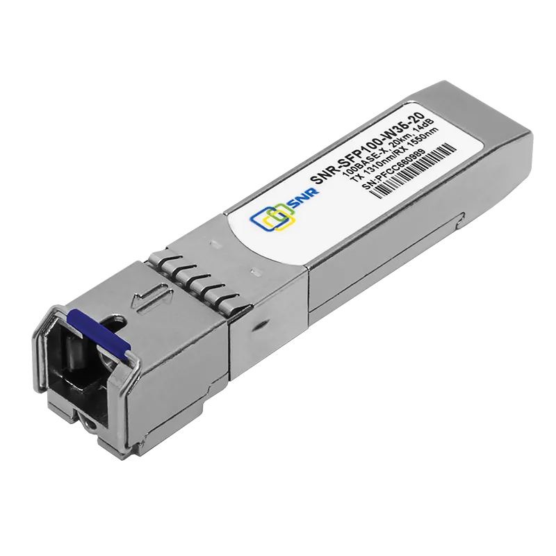 Оптический модуль SFP WDM, дальность до  20км (14dB), 1310нм, 100Mb (LC)