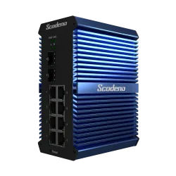 Промышленный PoE коммутатор Scodeno XPTN-9000-85-2GX8GP-VX 2x10G Base-X, 8x10/100/1000 Base-T 