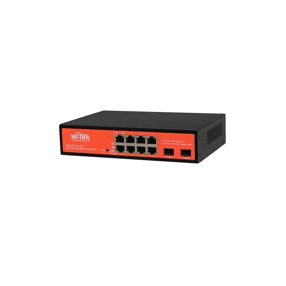 Коммутатор неуправляемый Wi-Tek PS310GF