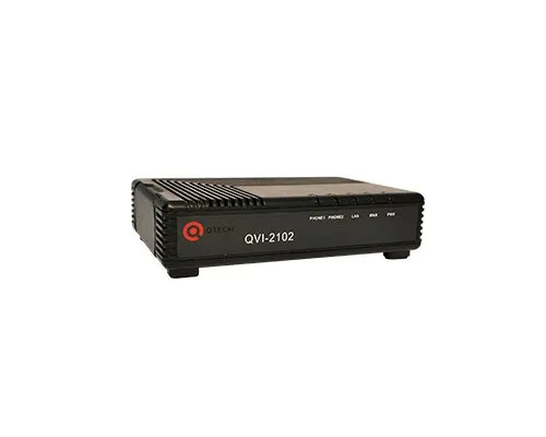 Голосовой шлюз Qtech QVI-2148 v.3, 48 портов FXS, 1 порт 10/100BASE-T LAN, 1 порт 10/100BASE-T WAN, 1 порт RS-232 (консоль), встроенный БП, 100-240В AC 