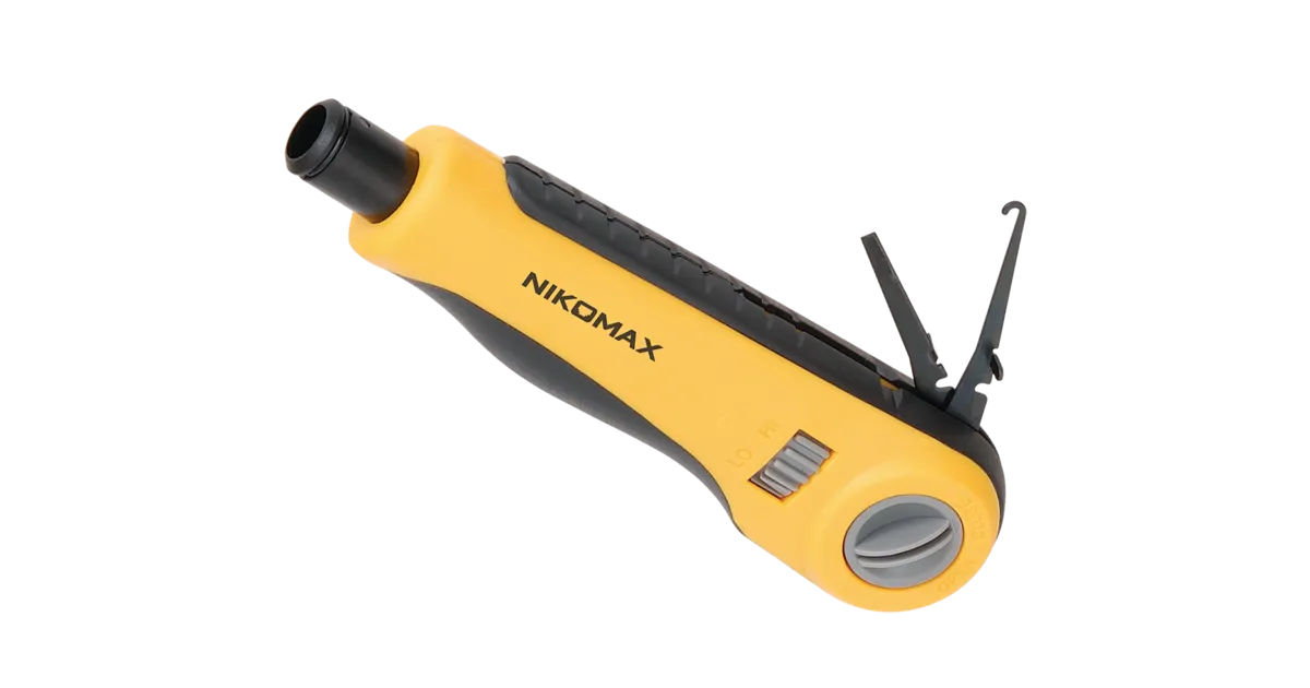 Инструмент NIKOMAX для заделки витой пары NMC-3640RB, ударного типа