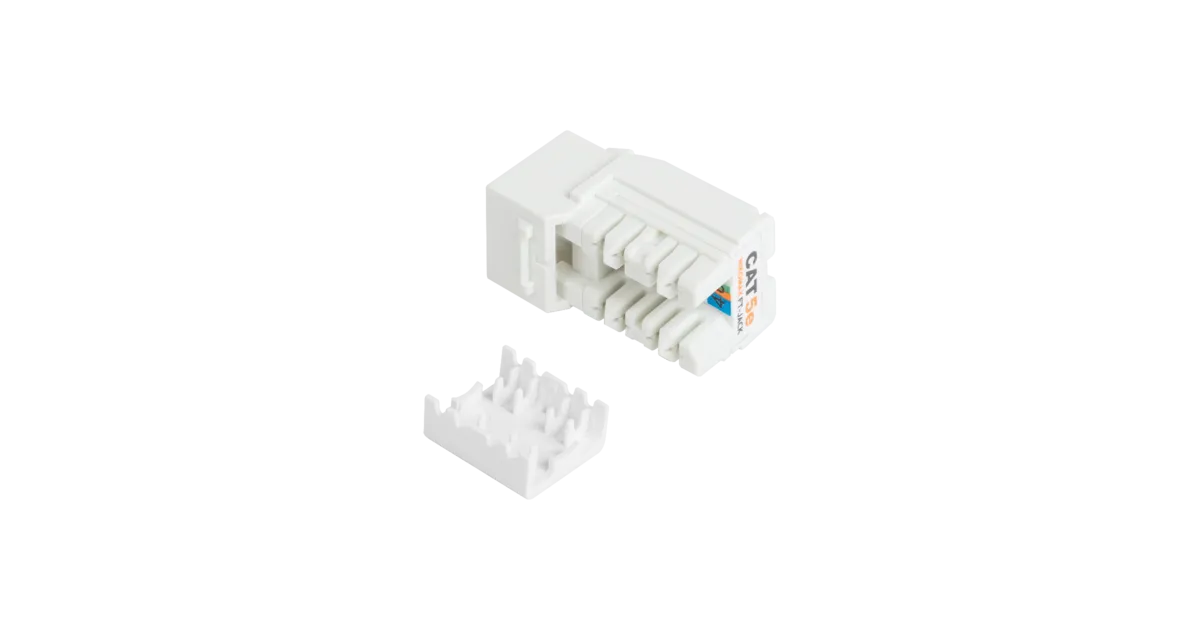 Модуль-вставка NIKOMAX типа Keystone NMC-KJUD2-FT-WT, Кат.5е (Класс D)