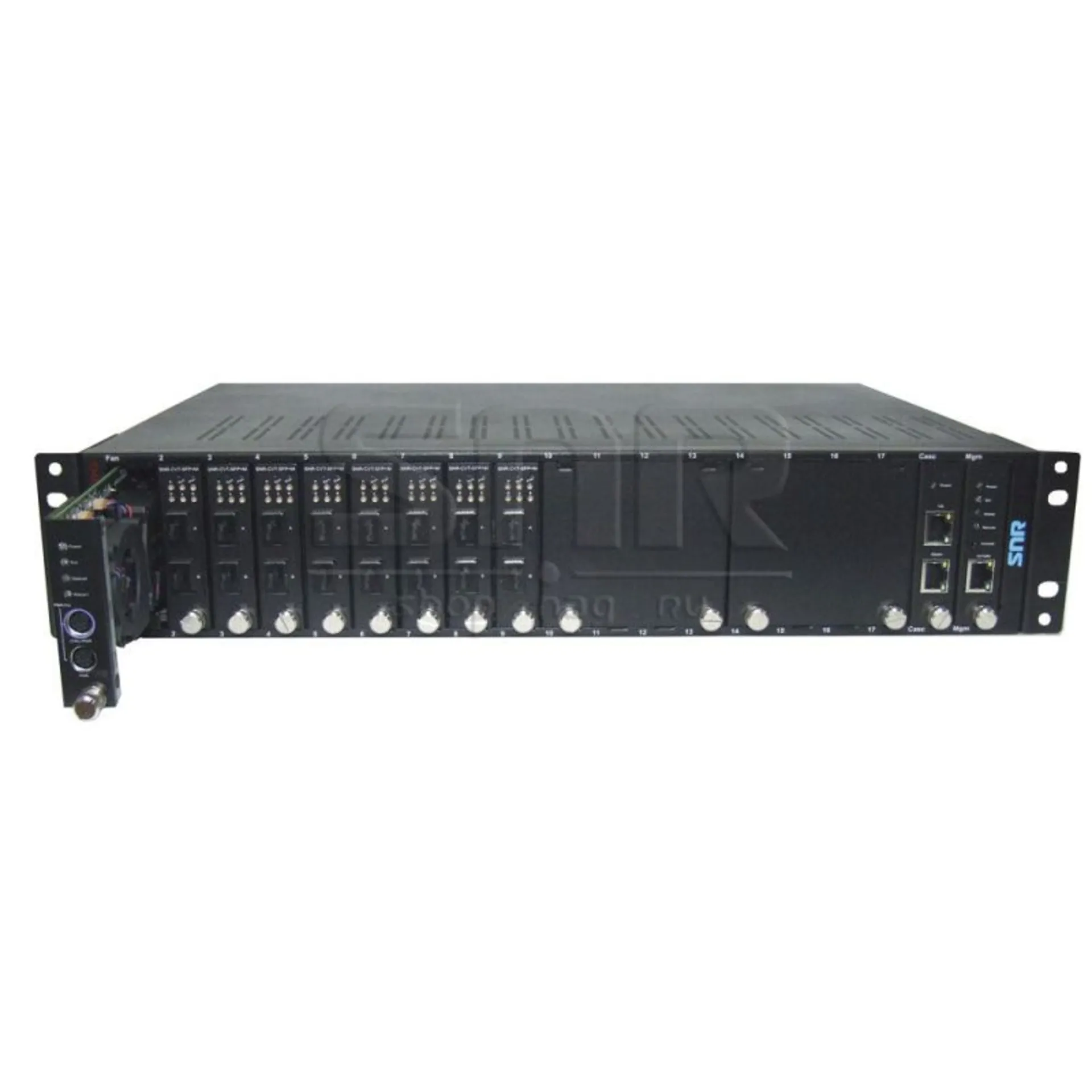Шасси медиаконвертерное для установки 16-ти 10G карт 2U/19" 