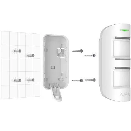 Ajax MotionProtect Outdoor - беспроводной уличный датчик движения с защитой от маскирования и иммунитетом к животным