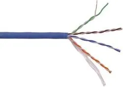 Кабель LANMASTER LAN-5EUTP-HFLT-BL U/UTP, 4 пары, Кат. 5E, 350 МГц, LSZH, нг(А)-HF, синий, 305 м