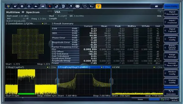 Общий векторный анализ сигналов RohdeSchwarz FSW-K70 для анализаторов спектра и сигналов
