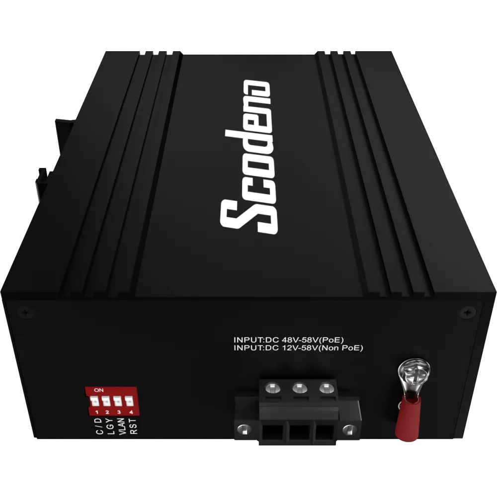 Промышленный PoE коммутатор Scodeno XPTN-9000-45-2GX4GP 2x1000 Base-X, 4x10/100/1000 Base-T