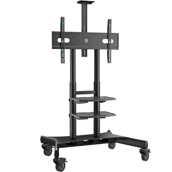 Мобильная стойка для ТВ ONKRON 50"-86", макс 105.9 кг, чёрная TS1881